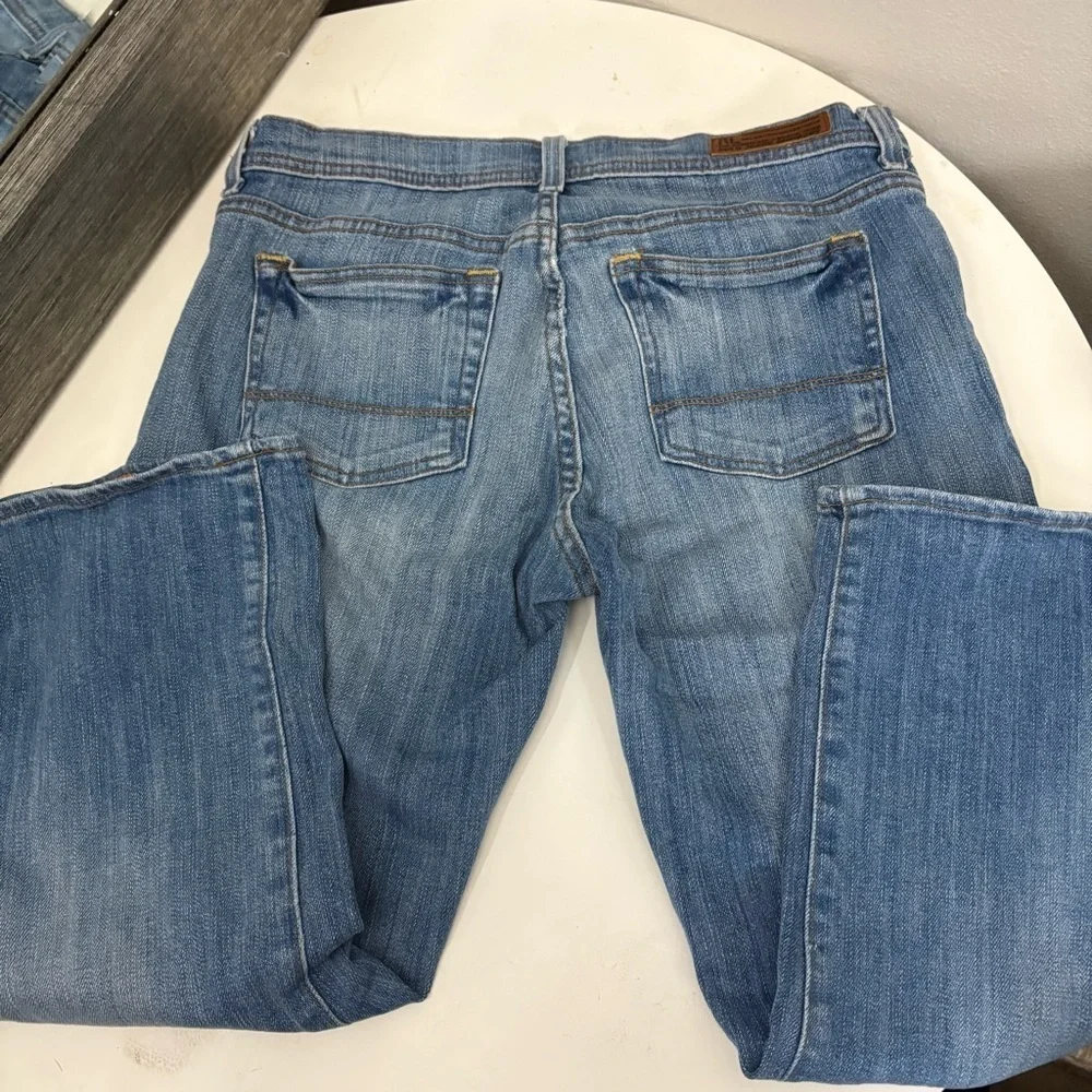 Stylish Ralph Lauren polo stretch cropped Blue Jeans